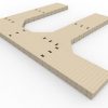 F-Shape dock, 30' Long x 25' Wide, with 60" Finger Docks - Image 3