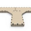 T-Shape dock, 25' Long x 20' Wide